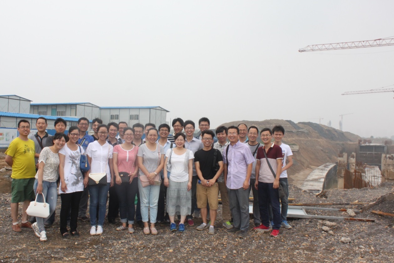 隧道与地下工程设计院组织员工前往郑东新区cbd副中心隧道施工现场参观学习