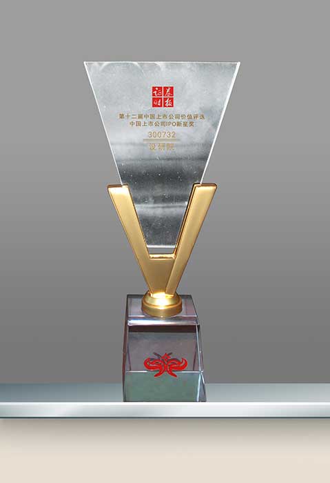 公司荣获中国上市公司ipo新星奖
