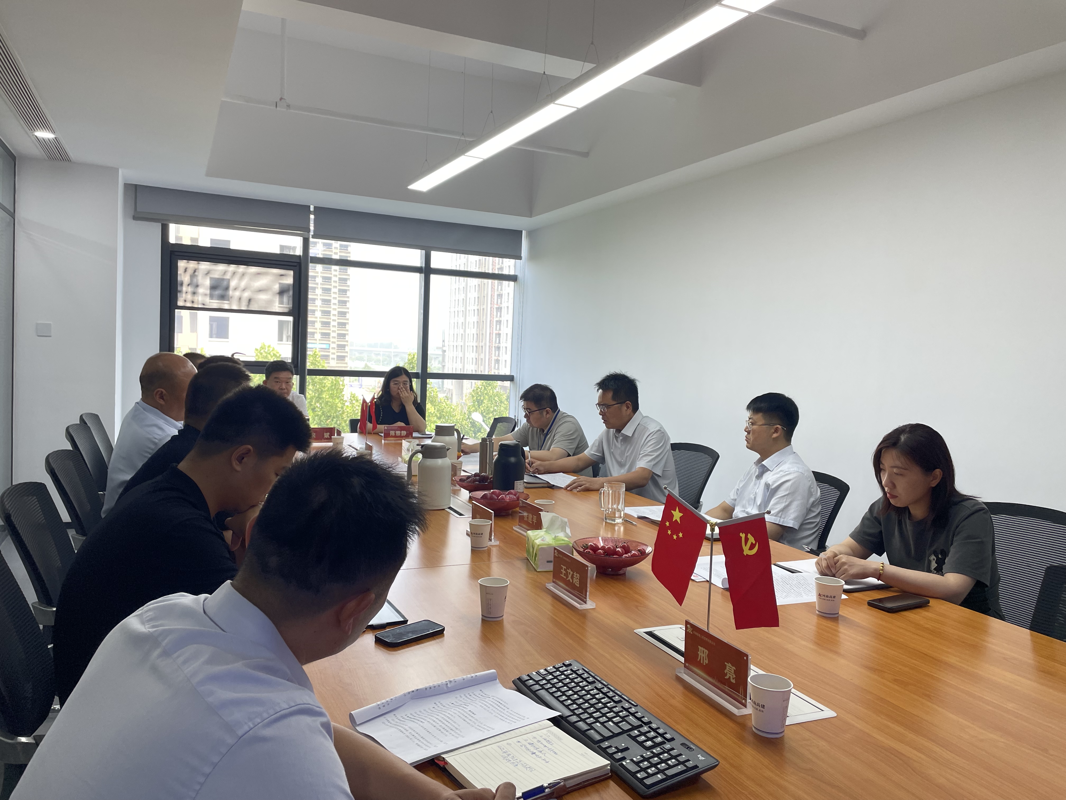 集团领导莅临高建公司调研指导/ 集团领导莅临高建公司调研指导