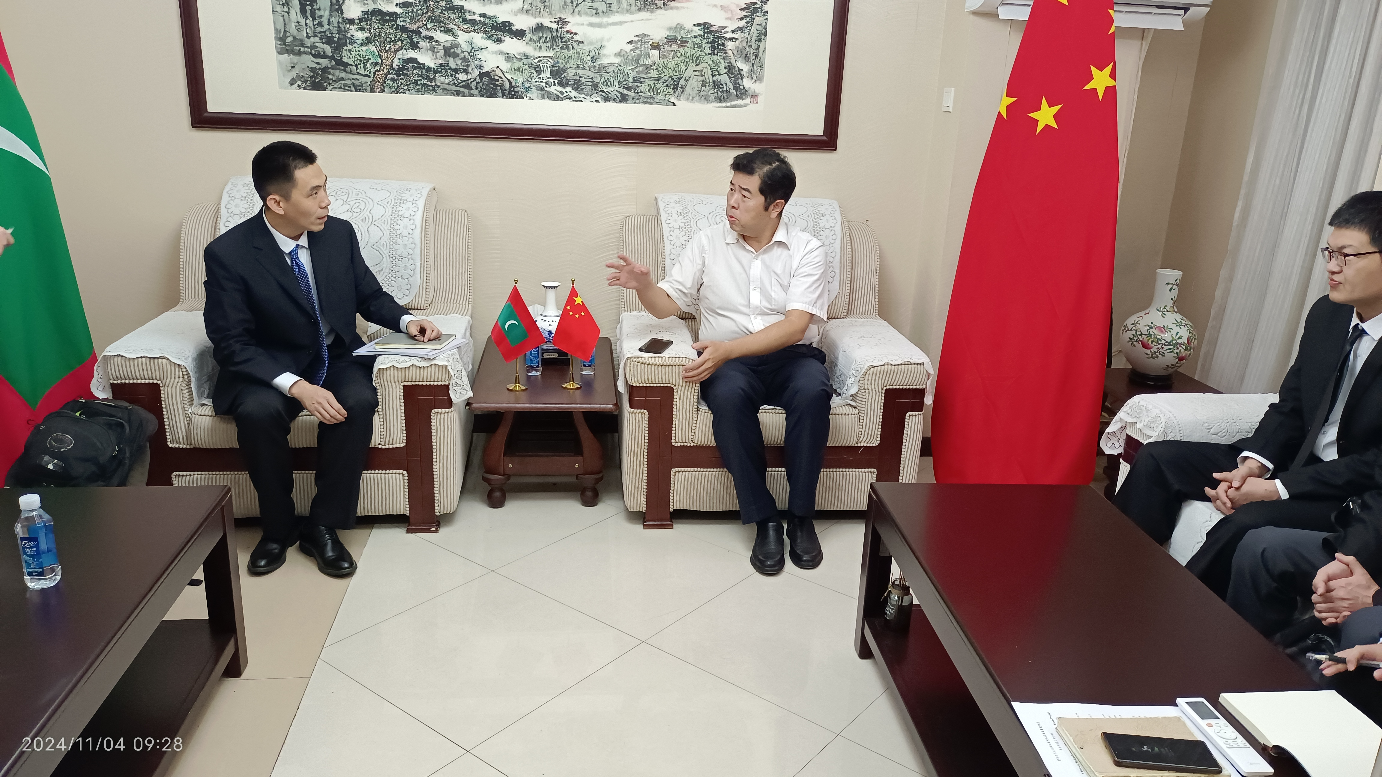 援马尔代夫马累及维利马累道路项目组赴现场考察/ 援马尔代夫马累及维利马累道路项目组赴现场考察